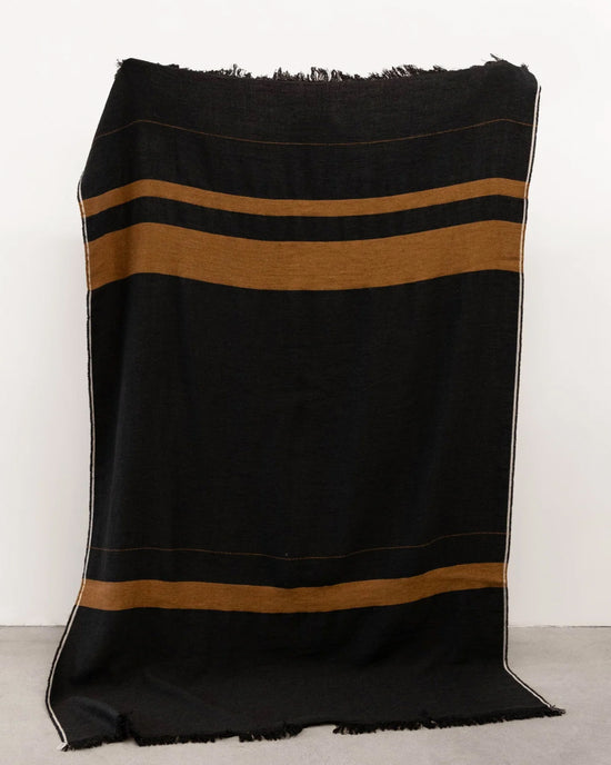 Obakki Oscar Blanket - Black Stripe