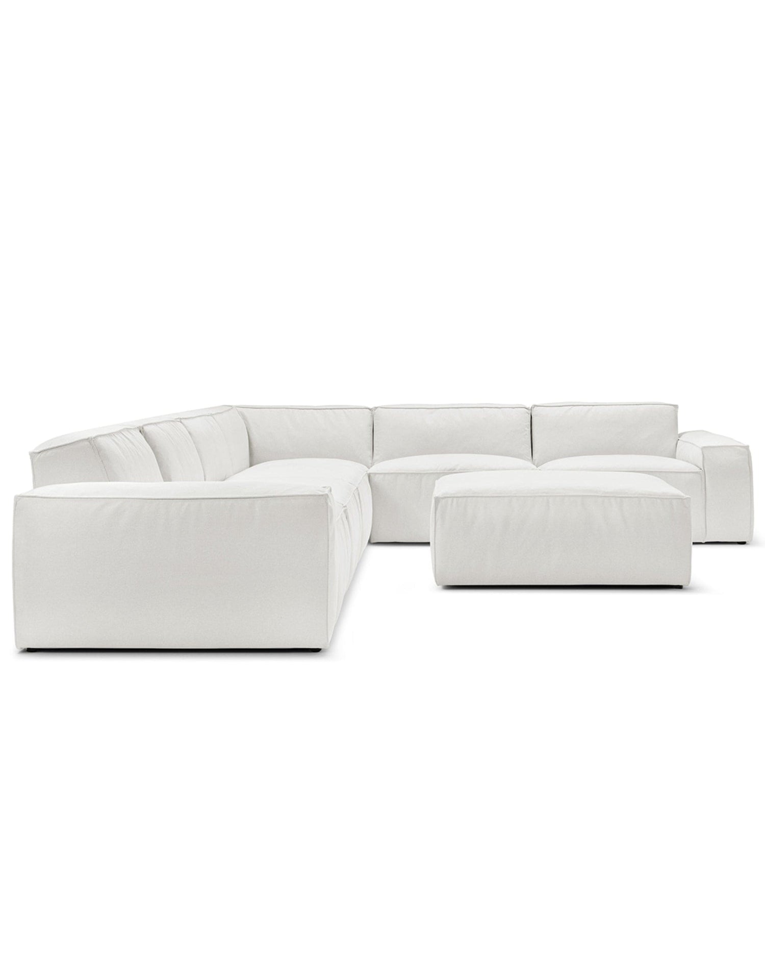Eternity Modern Oasis Modern Low Profile Modular Block Sofa in Latex | Combination 003