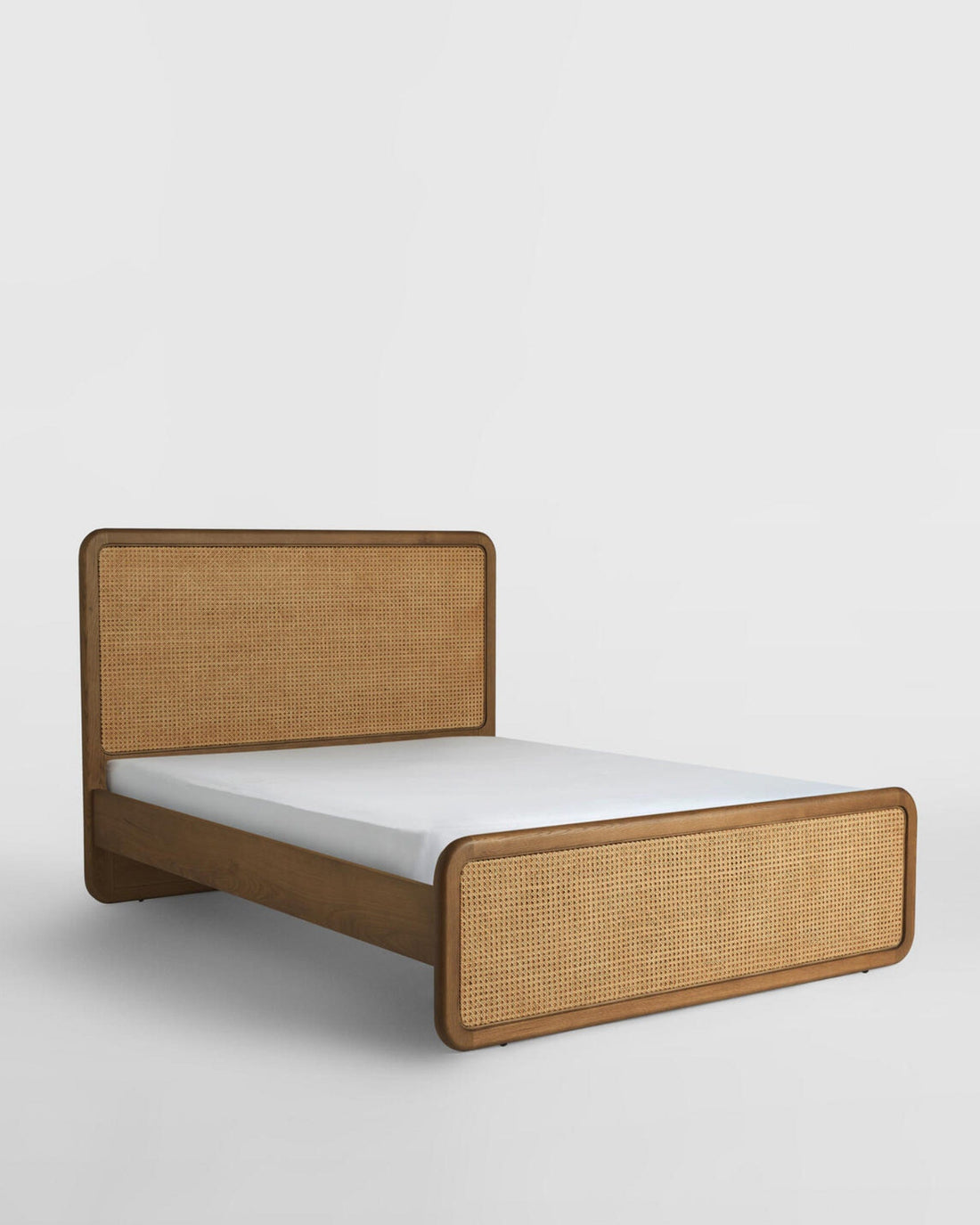 Oscar Cane &amp; Oak Bed