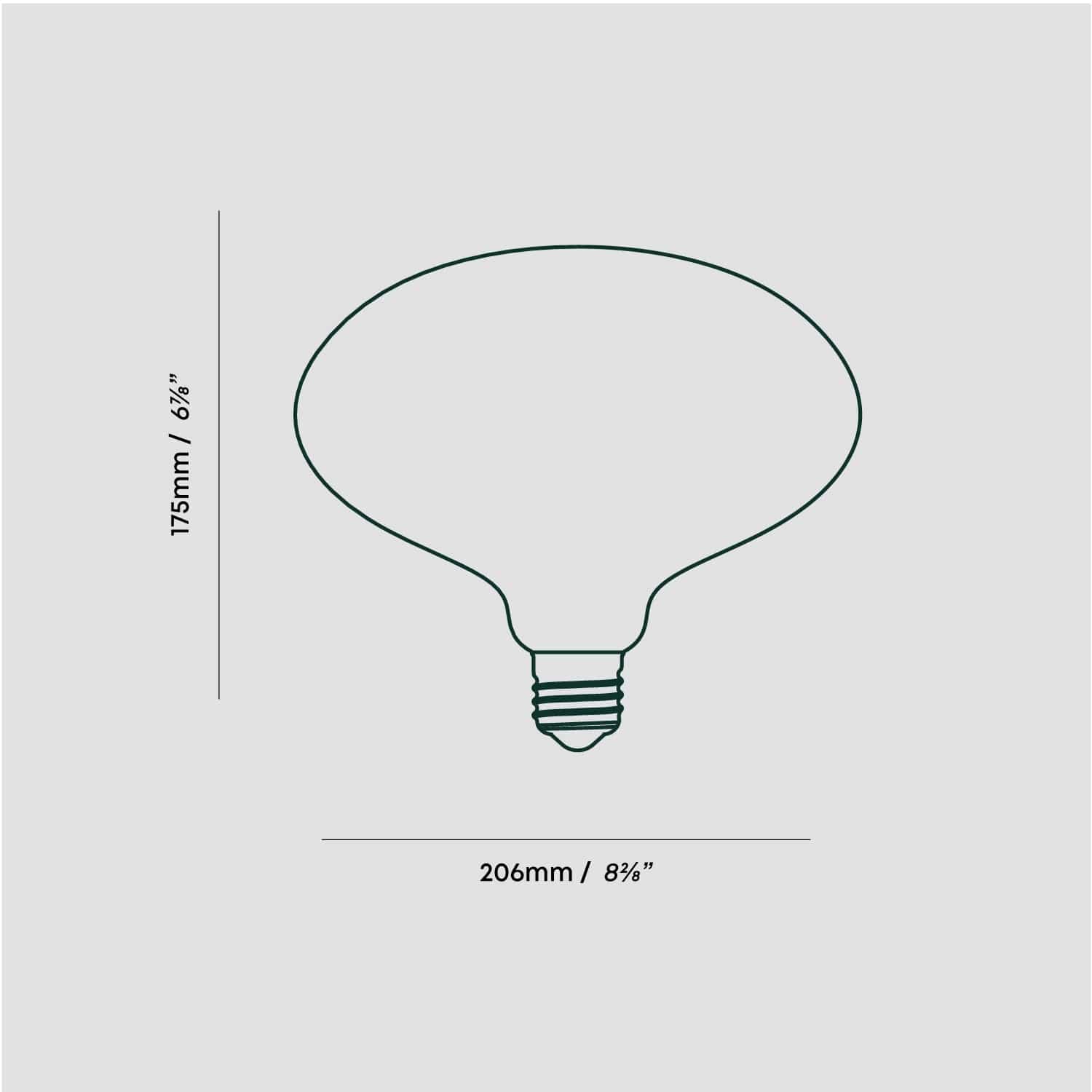 Oval II E26 LED Bulb