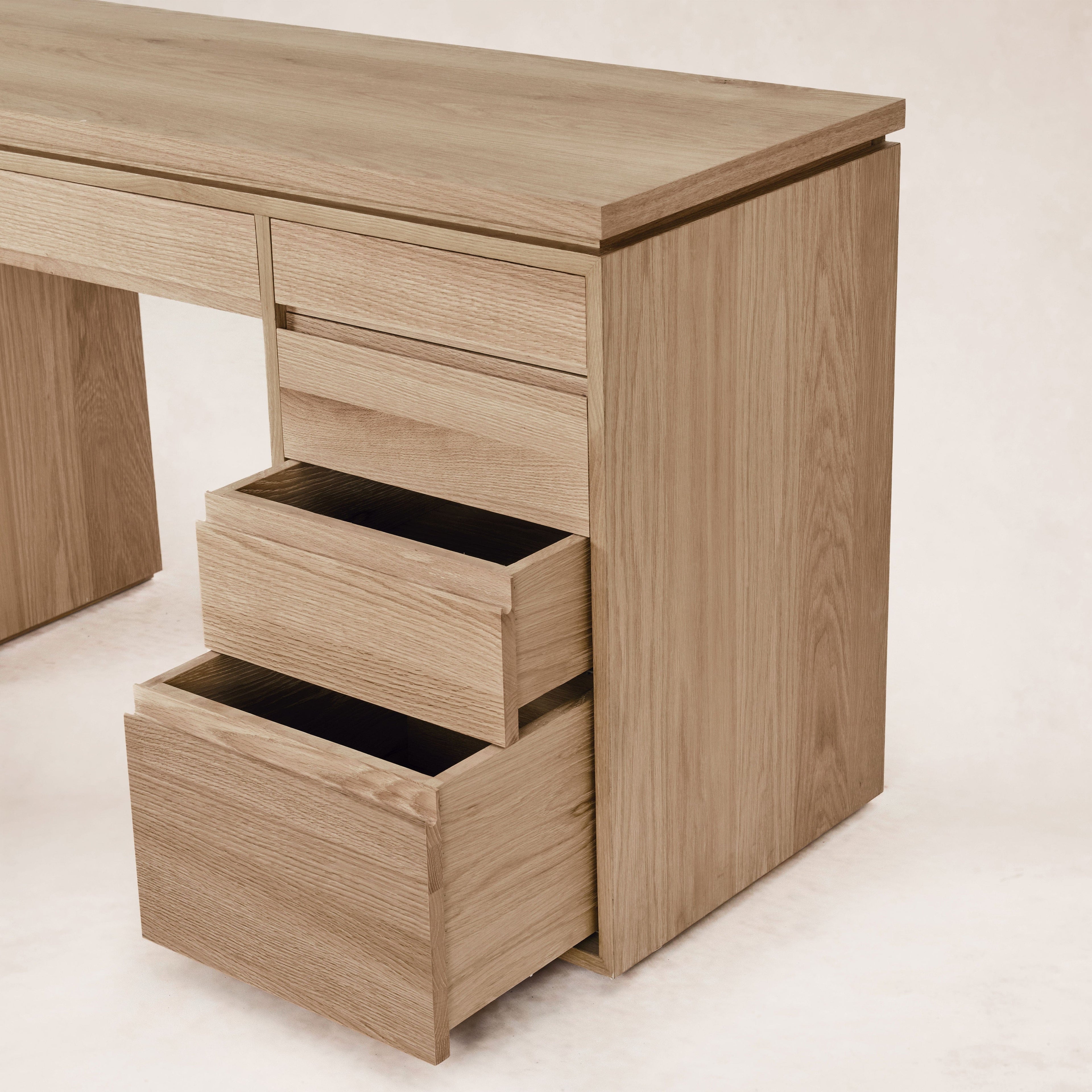 Ojai Vanity Desk - White Oak