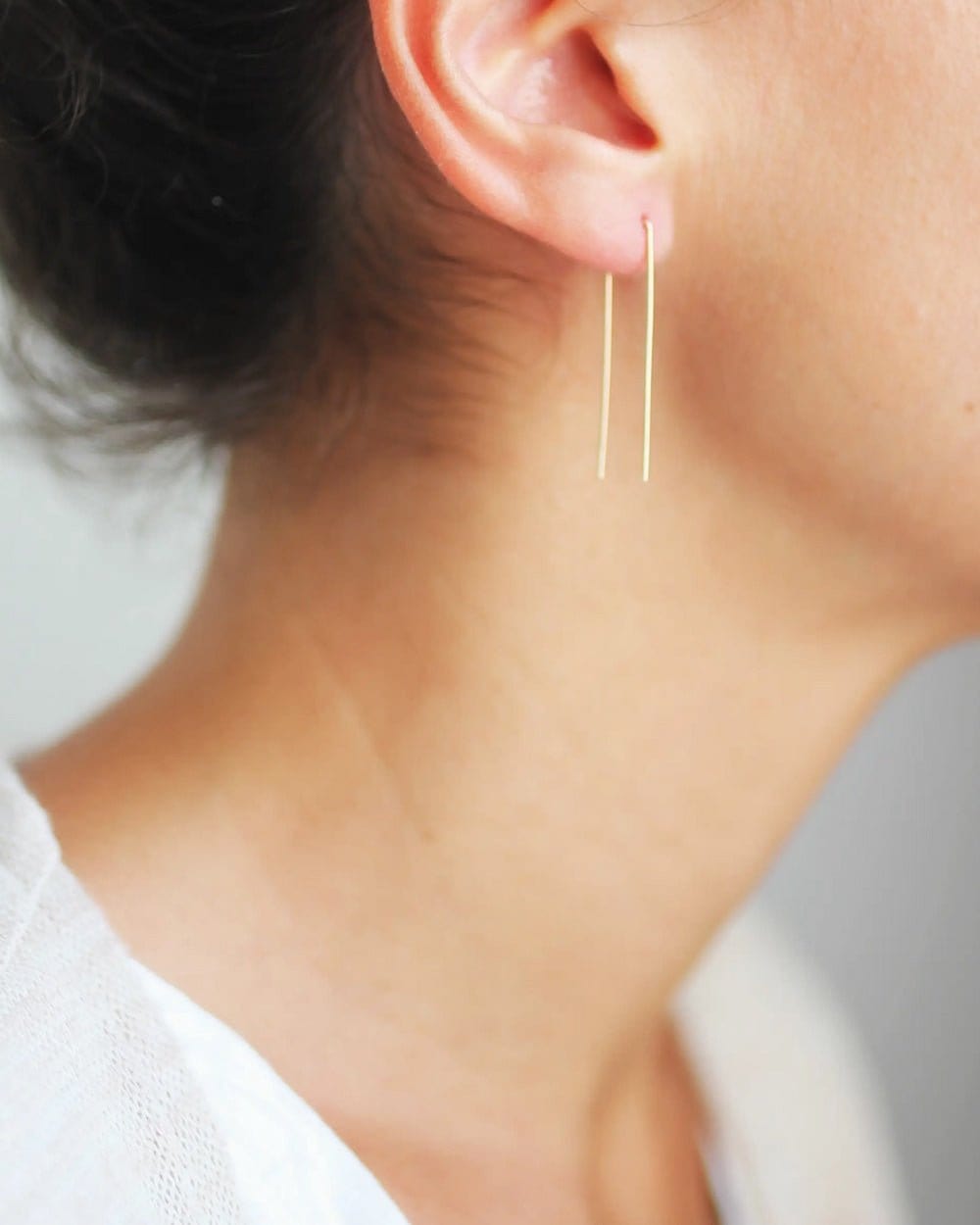 Square Minimalist Wire Earrings