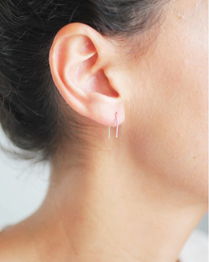 Mini Arc Minimalist Wire Earrings