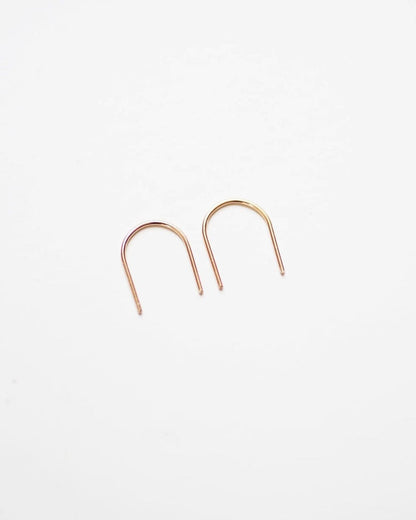 Mini Arc Minimalist Wire Earrings