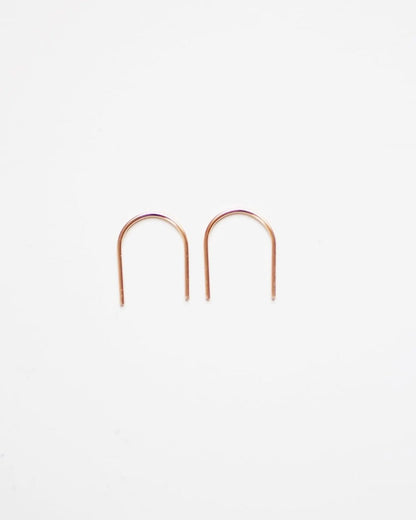 Mini Arc Minimalist Wire Earrings