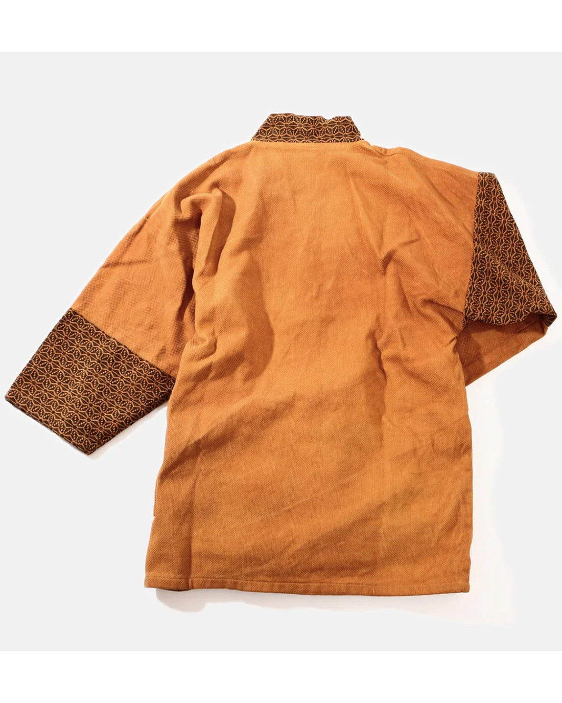Mastercraftsmanship Patchwork Samue Jacket (Kakishibu) Sashiko - Kimono style
