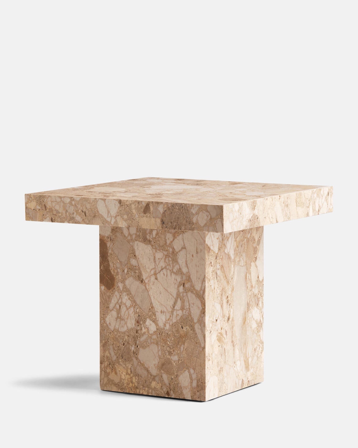 SoHo Home Phoenix Table, Kunis Brescia Marble, Tall