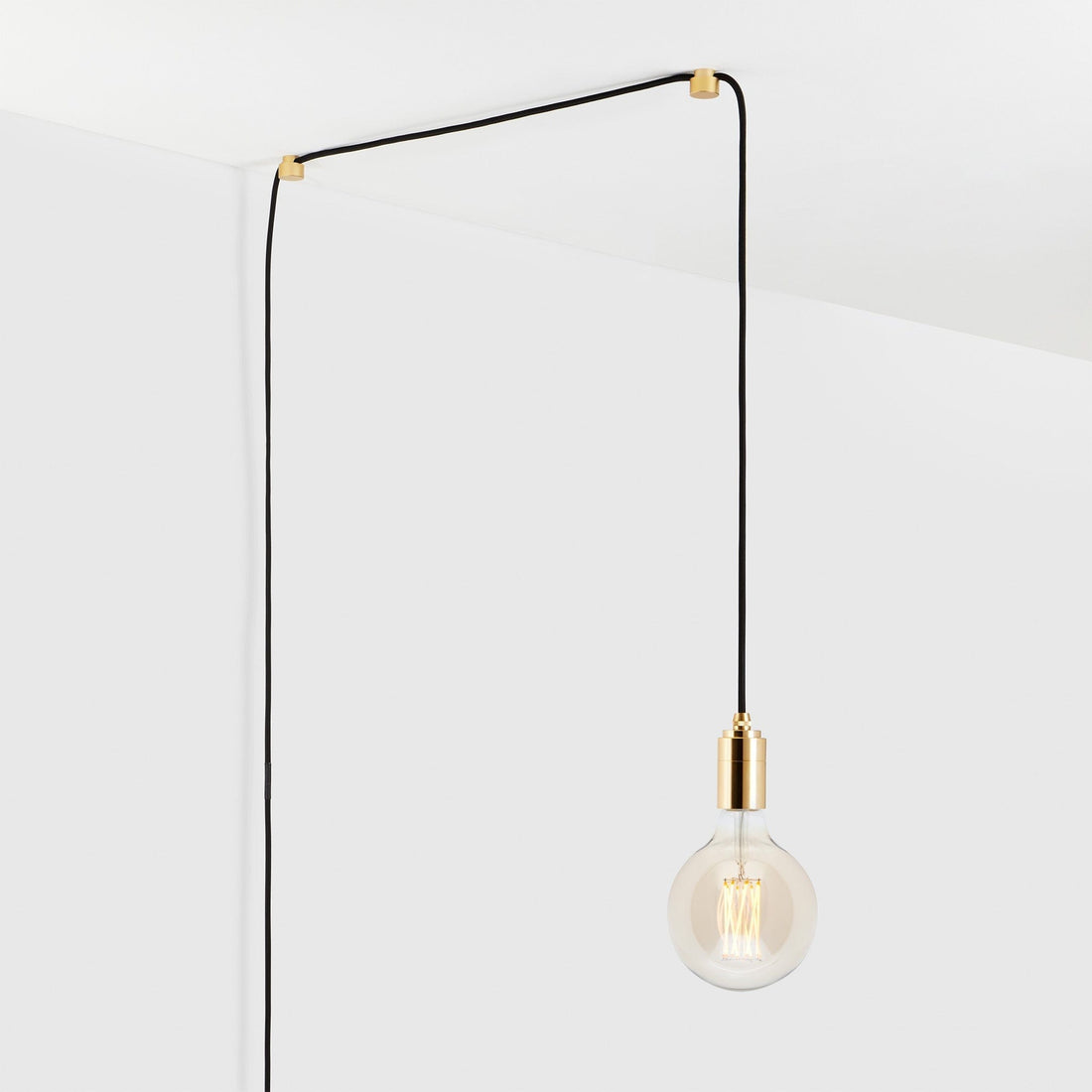 Gaia Plug-In Pendant in Brass