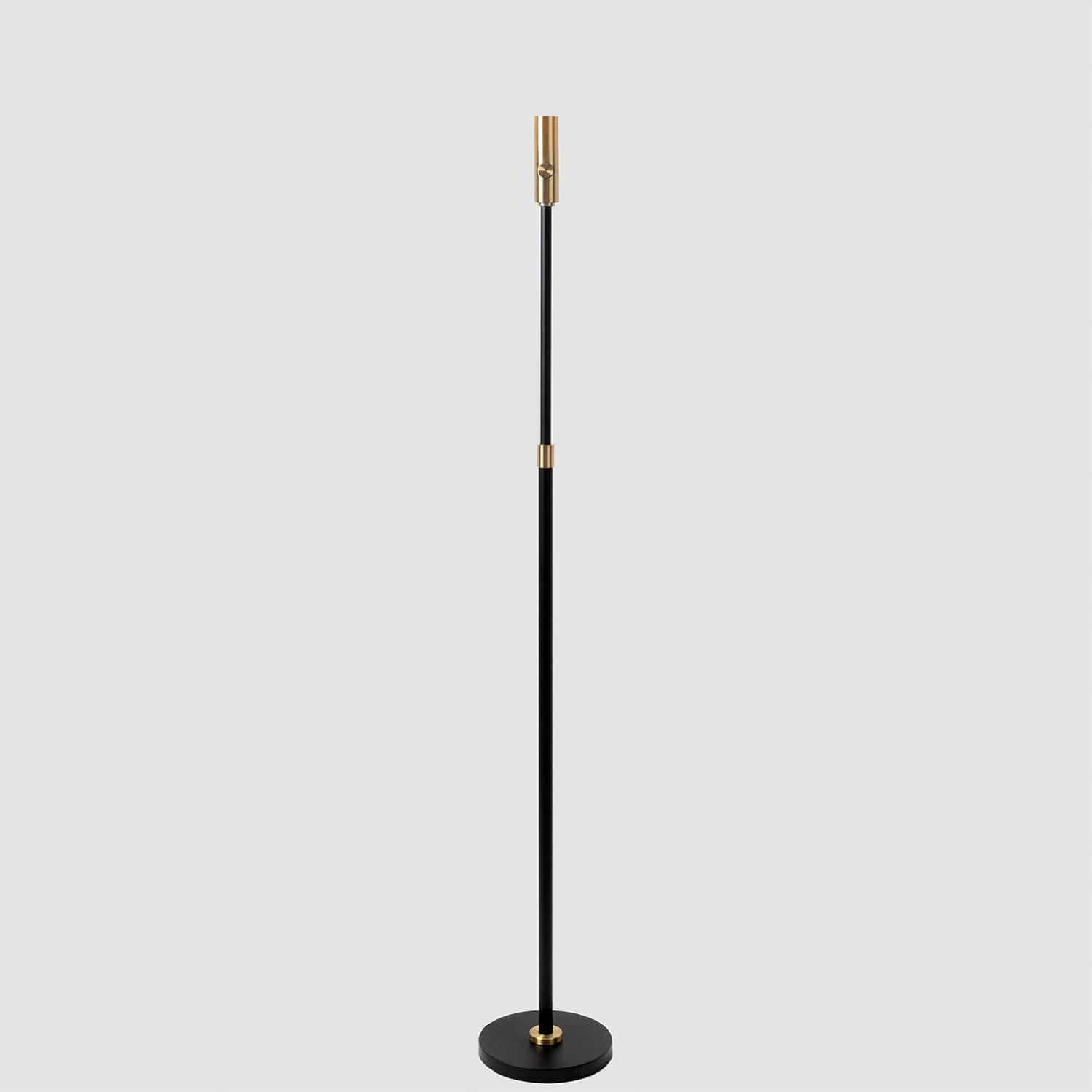 Poise Adjustable Floor Lamp in Brass