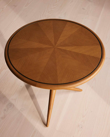 Soho Home Portland Contrast Bobbin Bistro Table, Oak