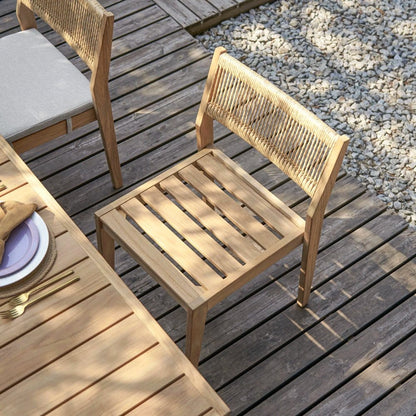 Castlery Rio Outdoor Teak Dining Chair Set