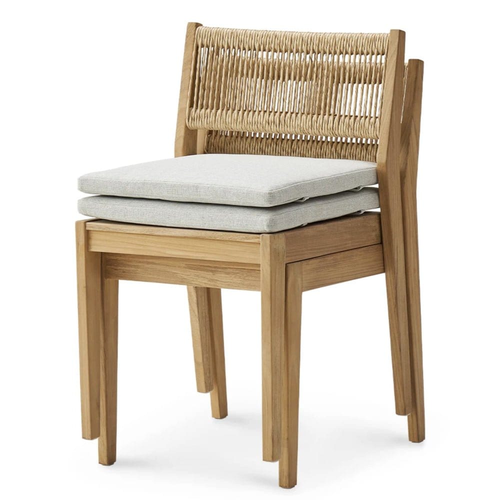 Castlery Rio Outdoor Teak Dining Chair Set