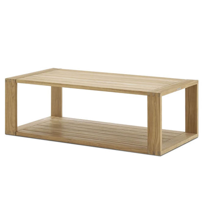 Castlery Rio Outdoor Teak Rectangular Box Coffee Table