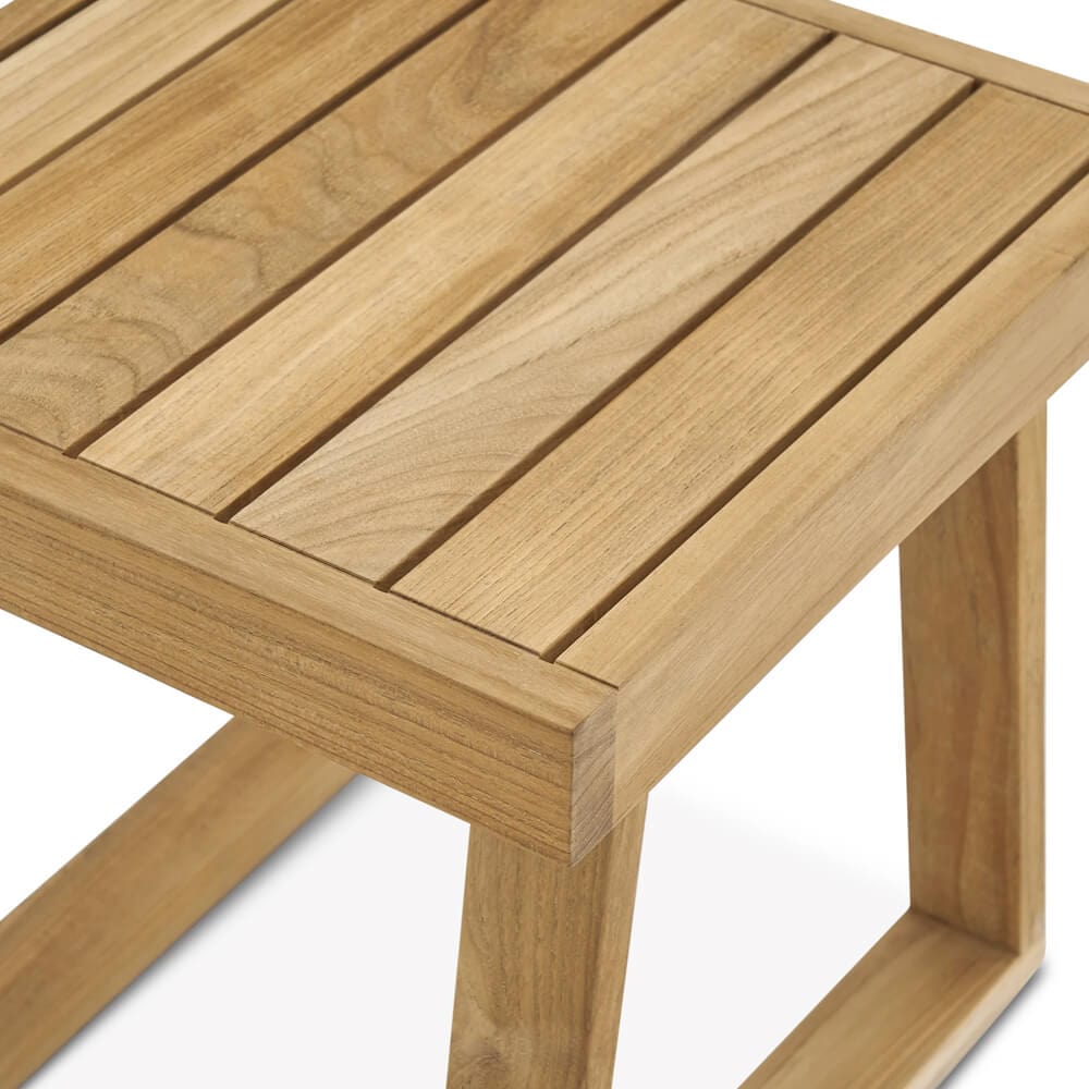 Castlery Rio Outdoor Teak Square Side Table