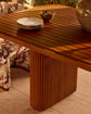 Soho Home Ryker Outdoor Dining Table, Stained Teak