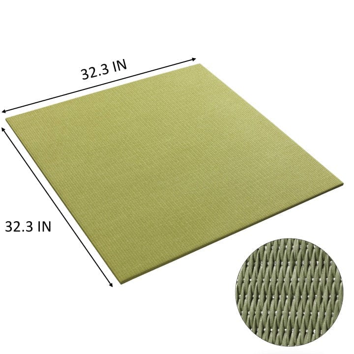 Saien-Sparkle SILVER GREEN Tatami Mat