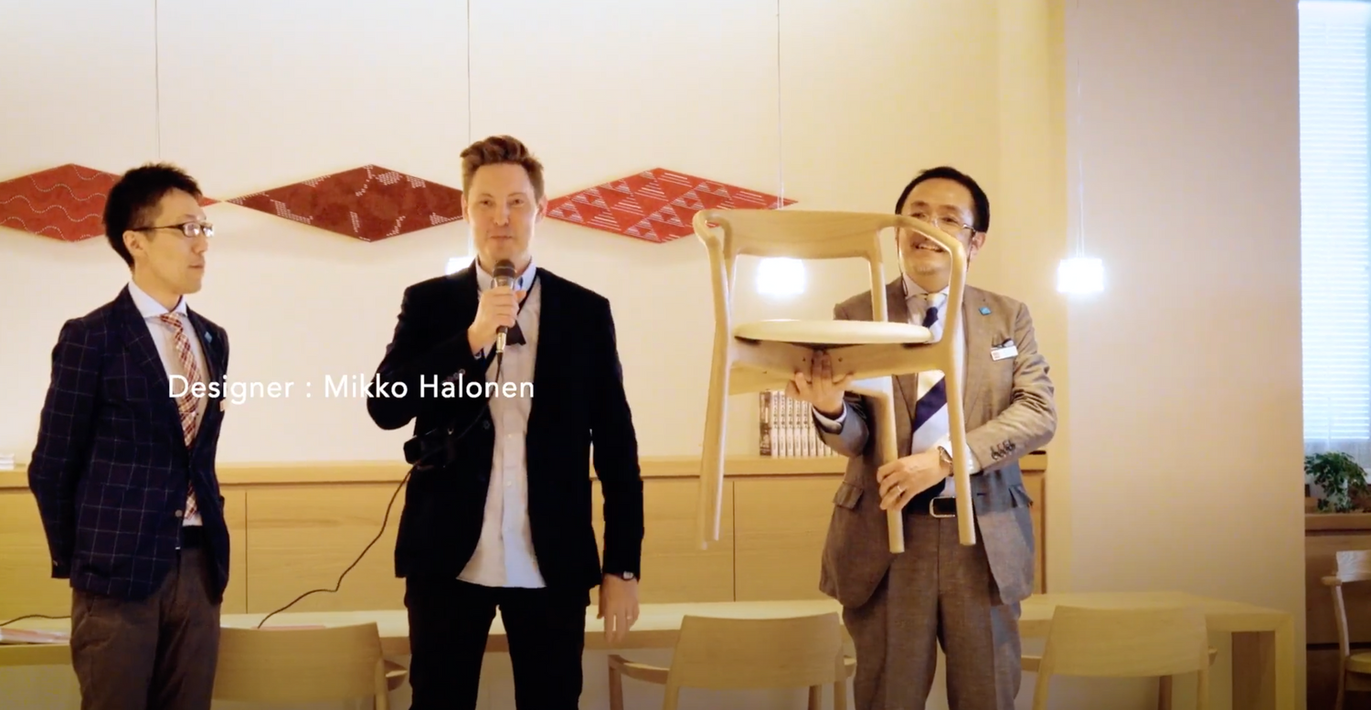 Load video: KORENTO Chair by Mikko Halonen