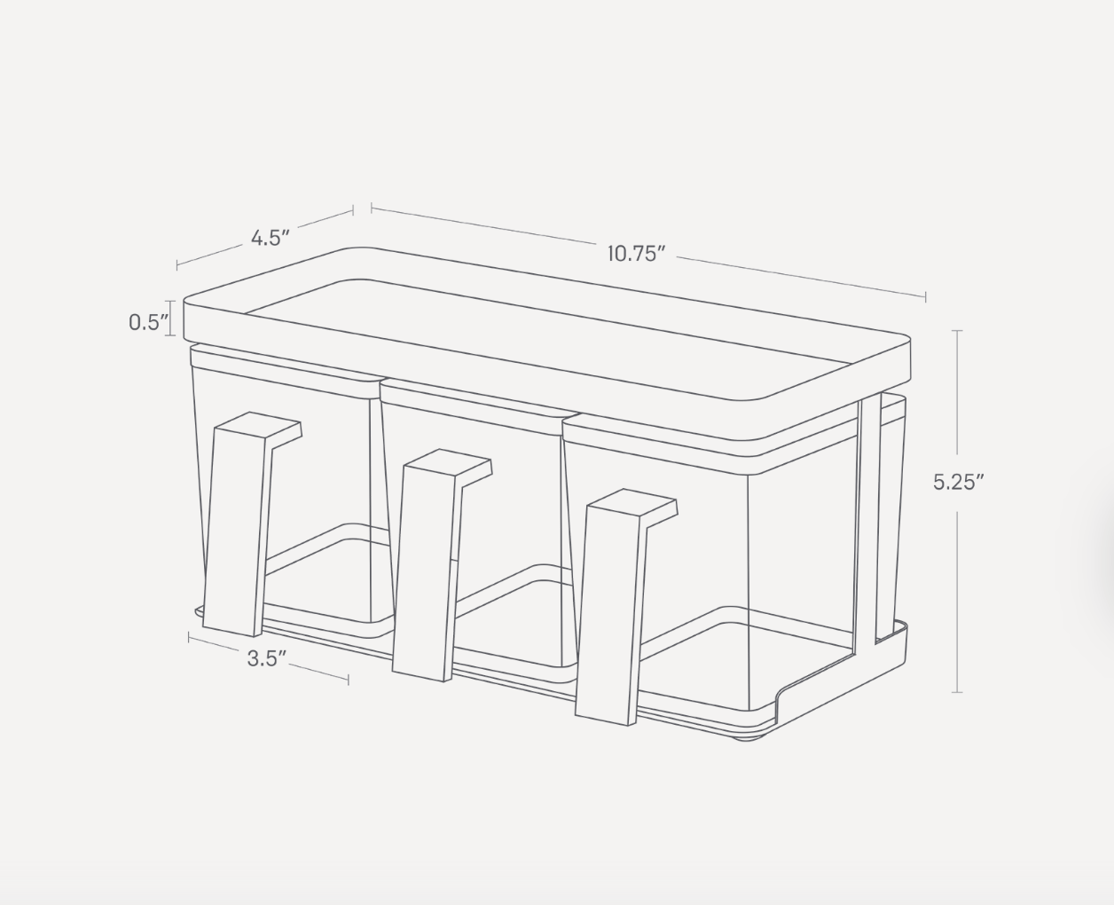 Pantry Organizer - Triple