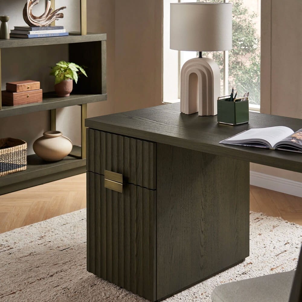 Castlery Sloane Desk with Pedestal