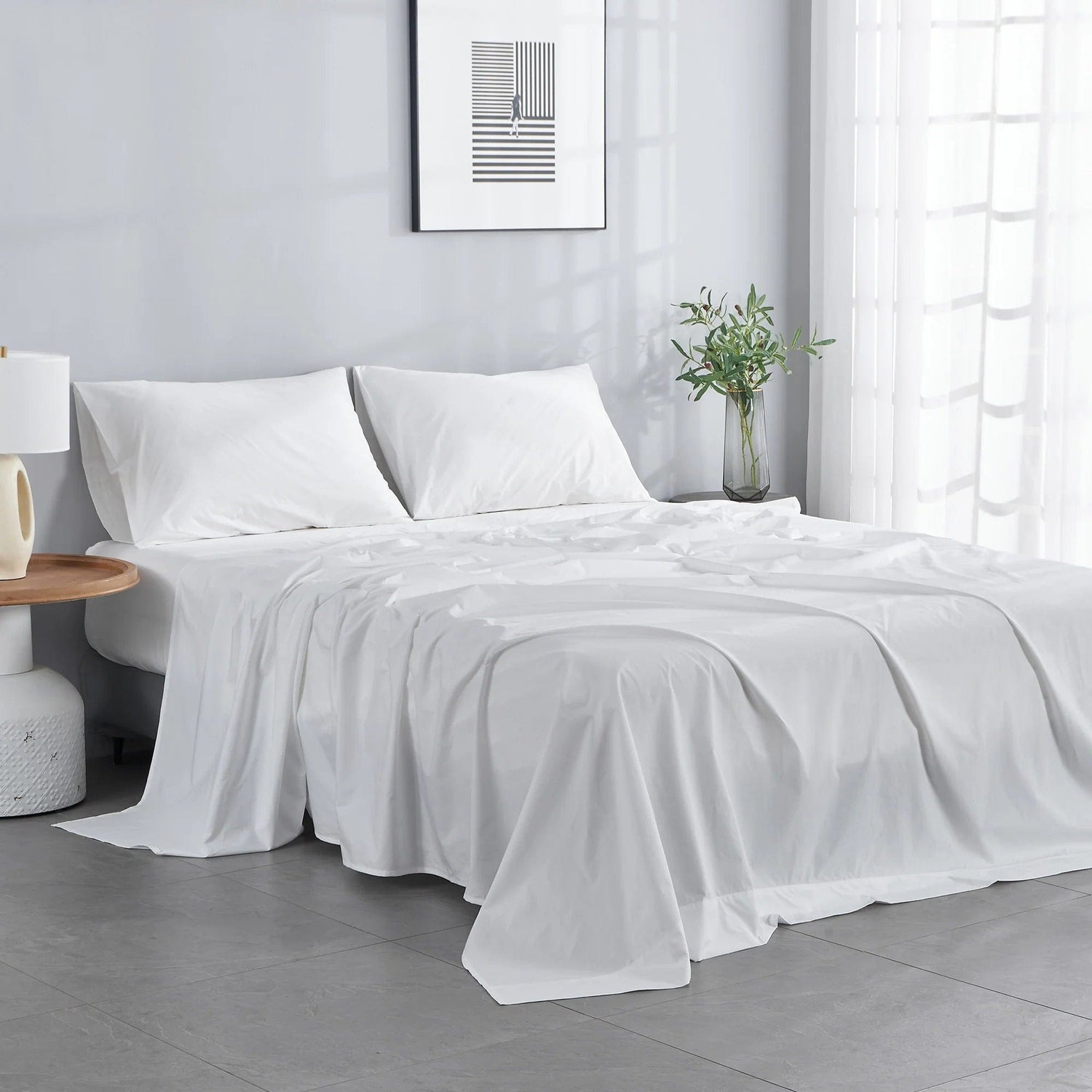 CrispCool Cotton Sheet Set