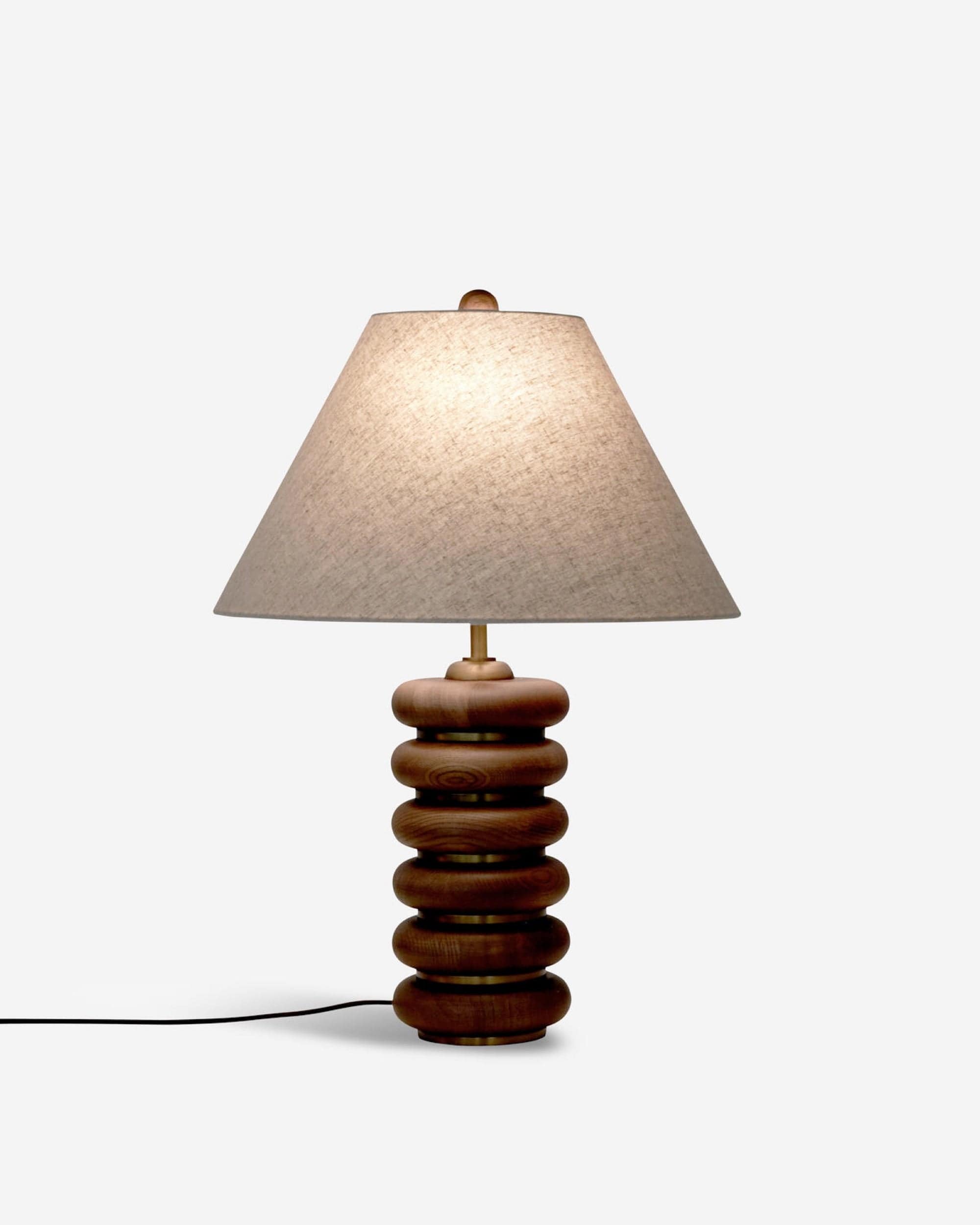 Greyson Table Lamp, Oak