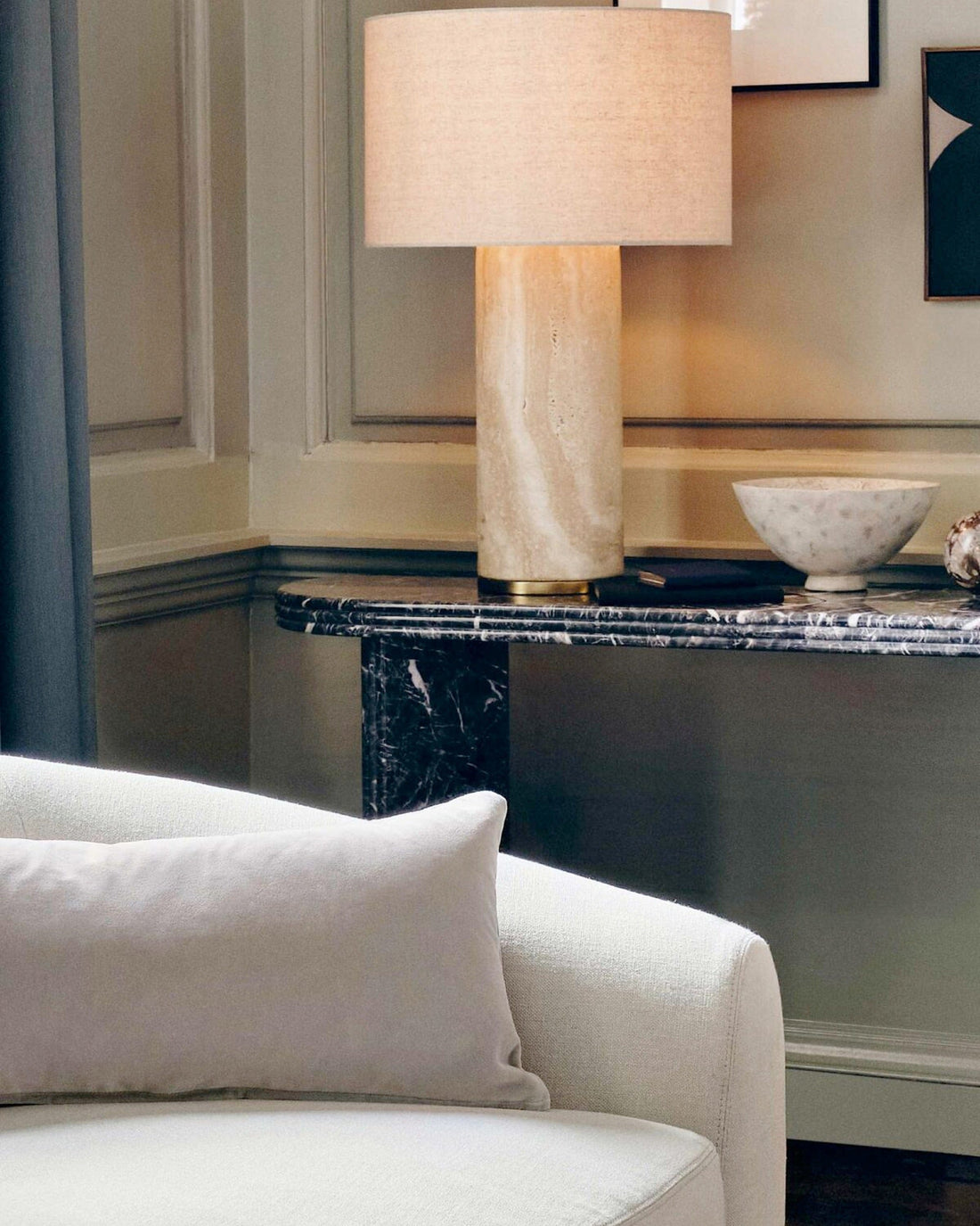 Remi Stone Table Lamp