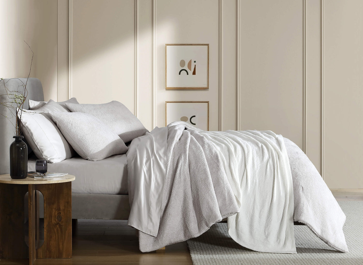 Cloud Silque + Silky Lyocell Sham Set