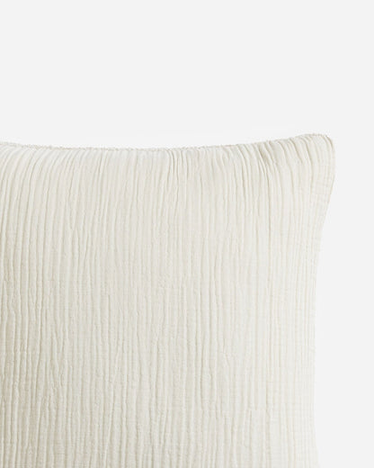 Snug Muslin Throw Pillow
