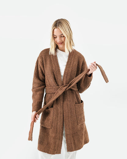Snug Ribbed Cardigan