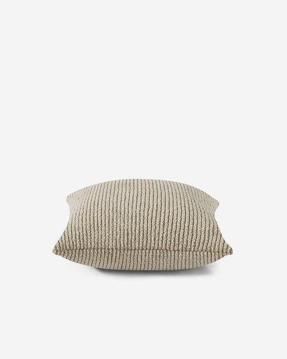 Two-Tone Ribbed Throw Pillow
