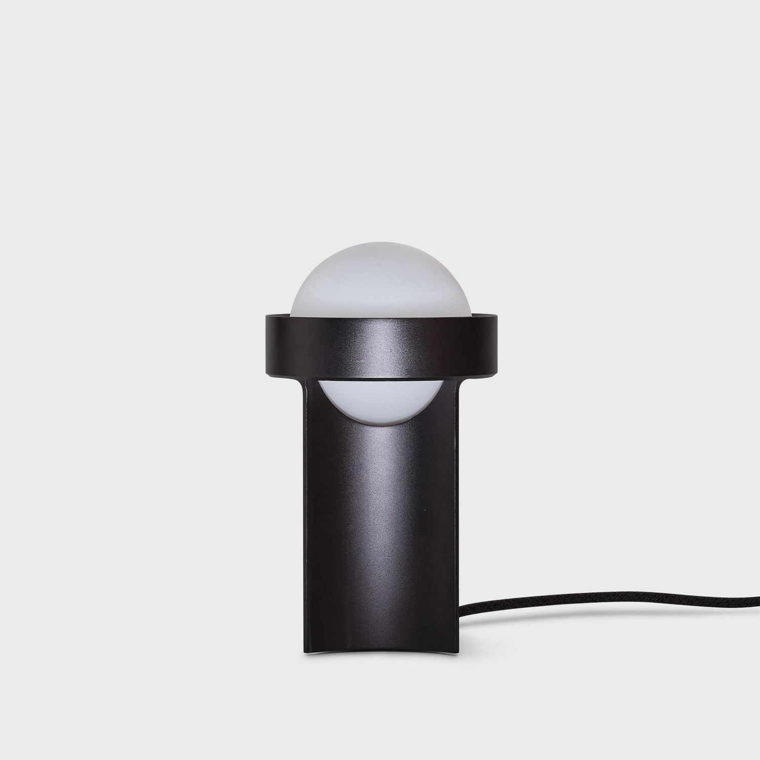 Loop Table Lamp in Dark Grey + Sphere III