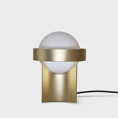 Loop Table Lamp in Gold + Sphere IV