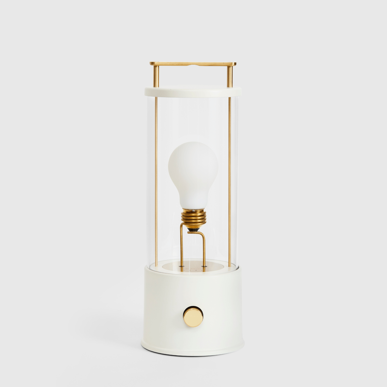 The Muse Portable Lamp in Candlenut White