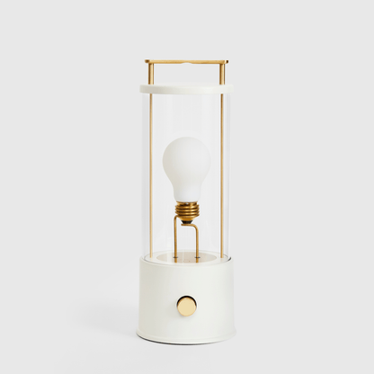 The Muse Portable Lamp in Candlenut White