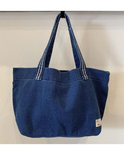 Tote Bag in Japanese Sashiko Embroidery