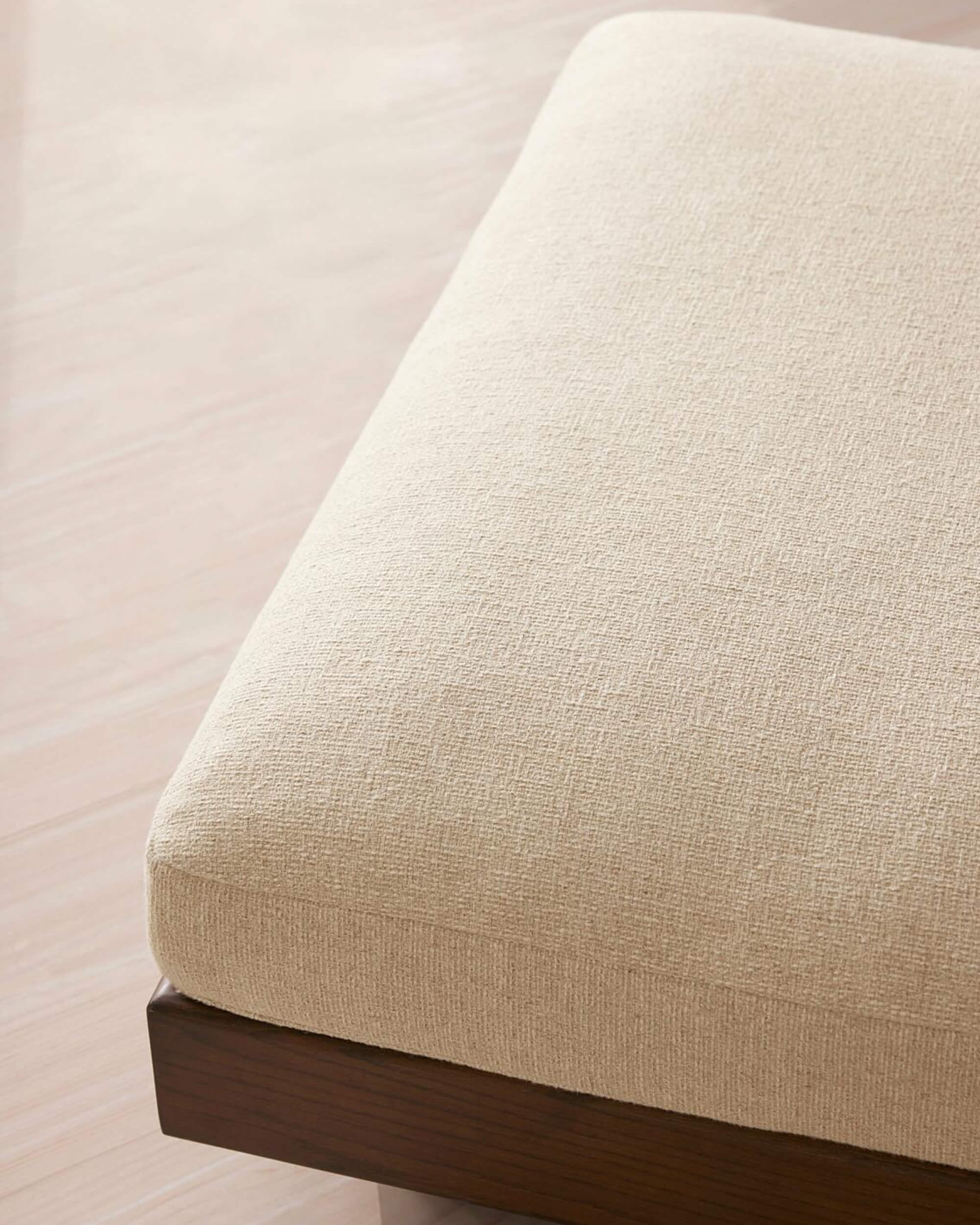 Soho Home Truro Ottoman, Textured Linen