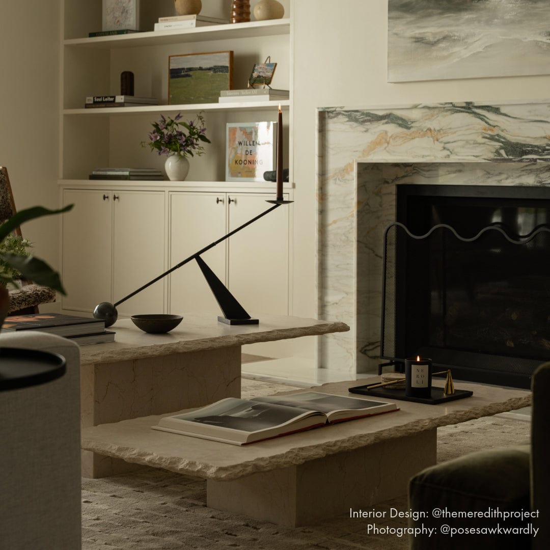 Sofita Marble Coffee Table - Low
