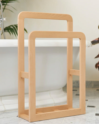 Wooden Towel Rack