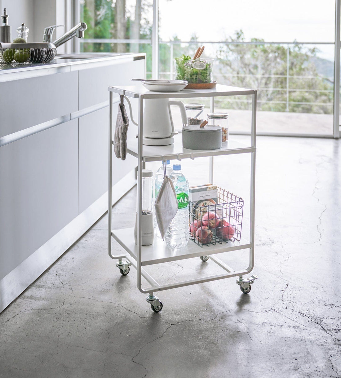 Rolling Utility Cart (32&quot; H)  - Steel