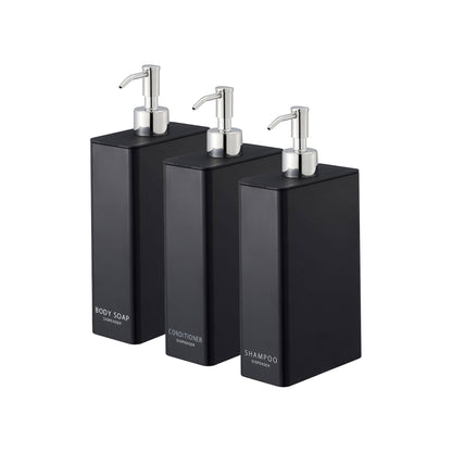 Rectangle Dispenser Bundle - Shampoo, Conditioner, and Body Soap