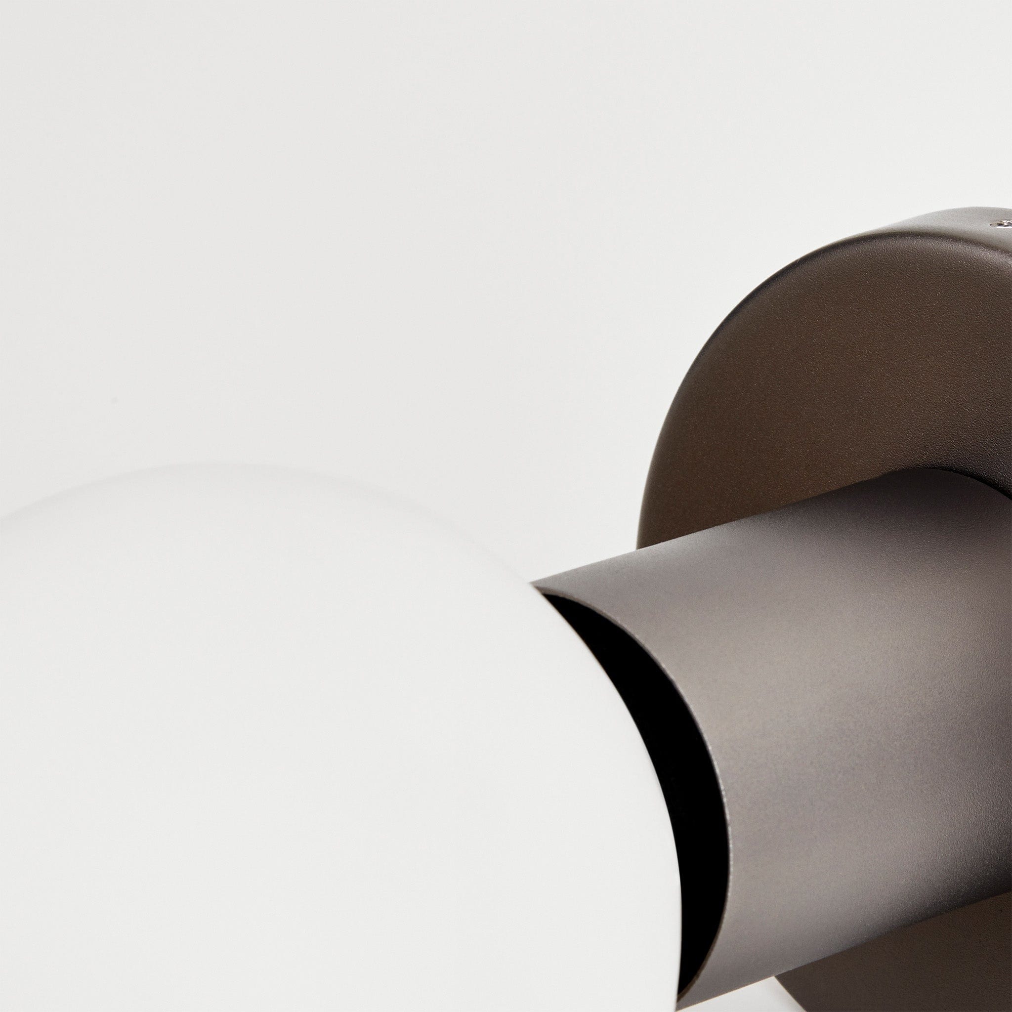 Lochan Wall Light in Graphite + Sphere III