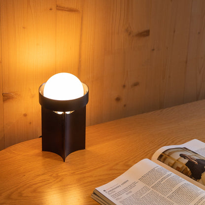 Loop Table Lamp in Dark Grey + Sphere III