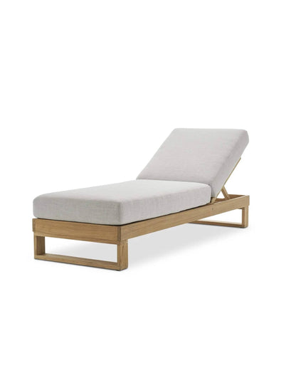 Castlery Rio Outdoor Teak Chaise Lounge