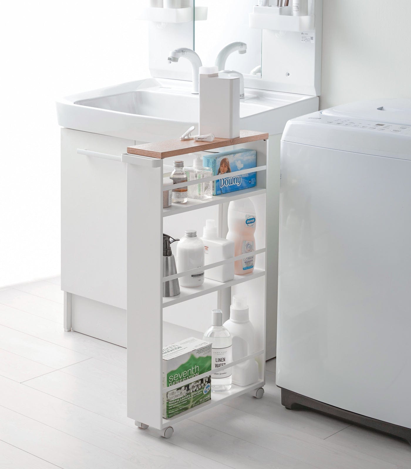 Slim Storage Cart (32&quot; H)  - Steel