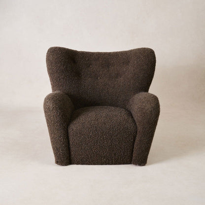 Papa Teddy Chair - Mocha Boucle