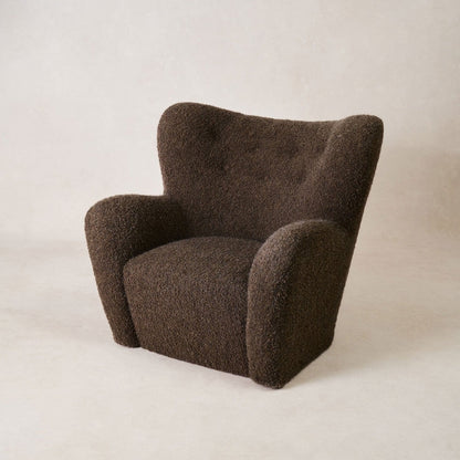 Papa Teddy Chair - Mocha Boucle