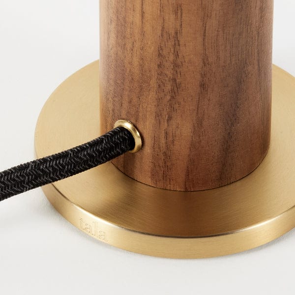 Knuckle Table Lamp in Walnut + Enno