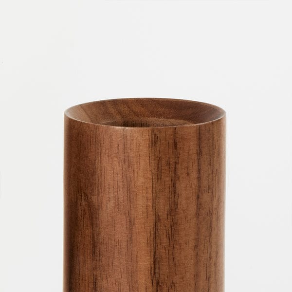 Knuckle Table Lamp in Walnut + Oblo