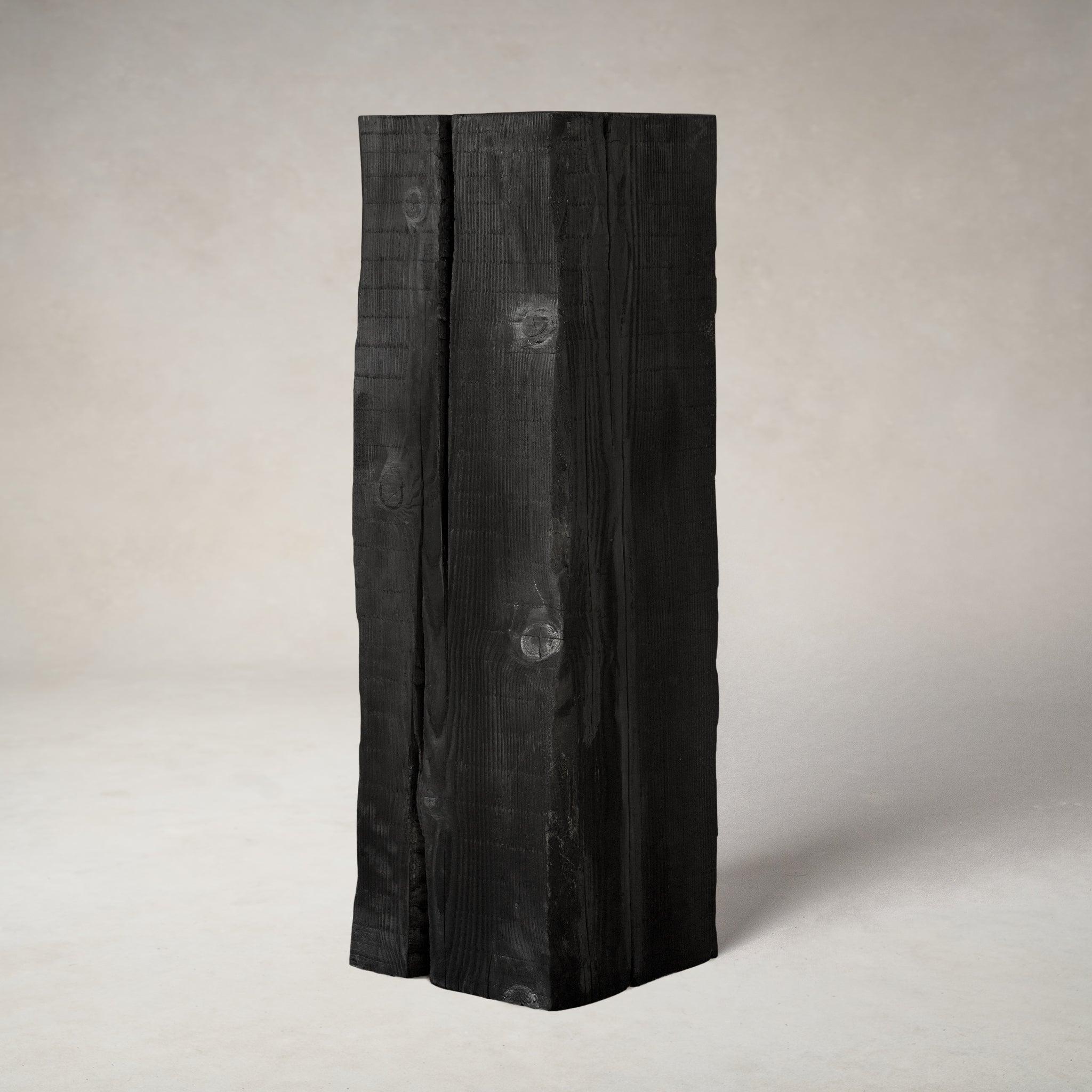 Charcoal Sculpture Pedestal - Tall