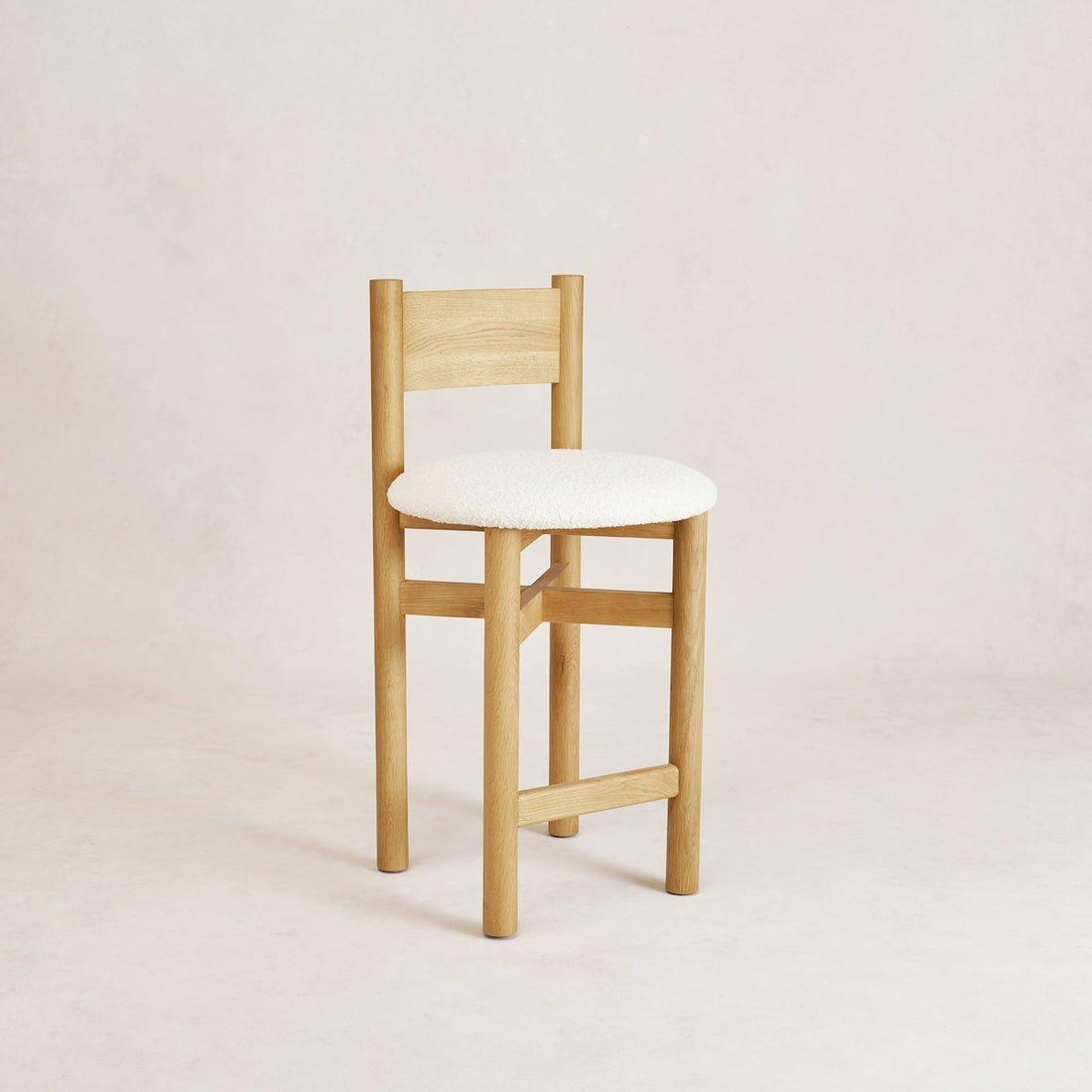 Teddy Counter Stool - White Oak